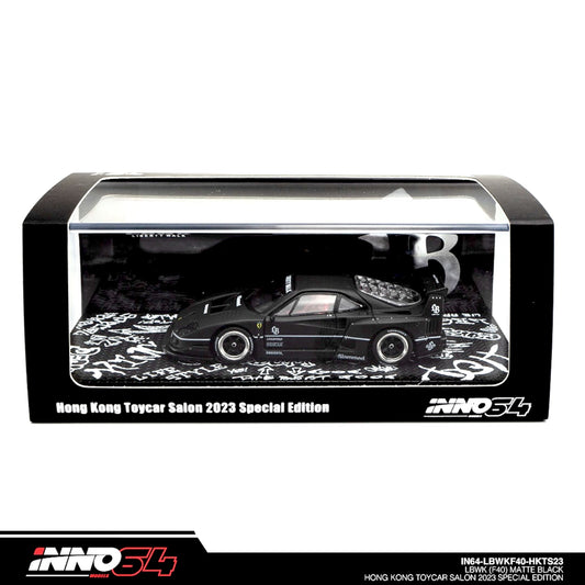 INNO64 - LBWK Ferrari F40, black/white - IN64-LBWKF40-HKTS23