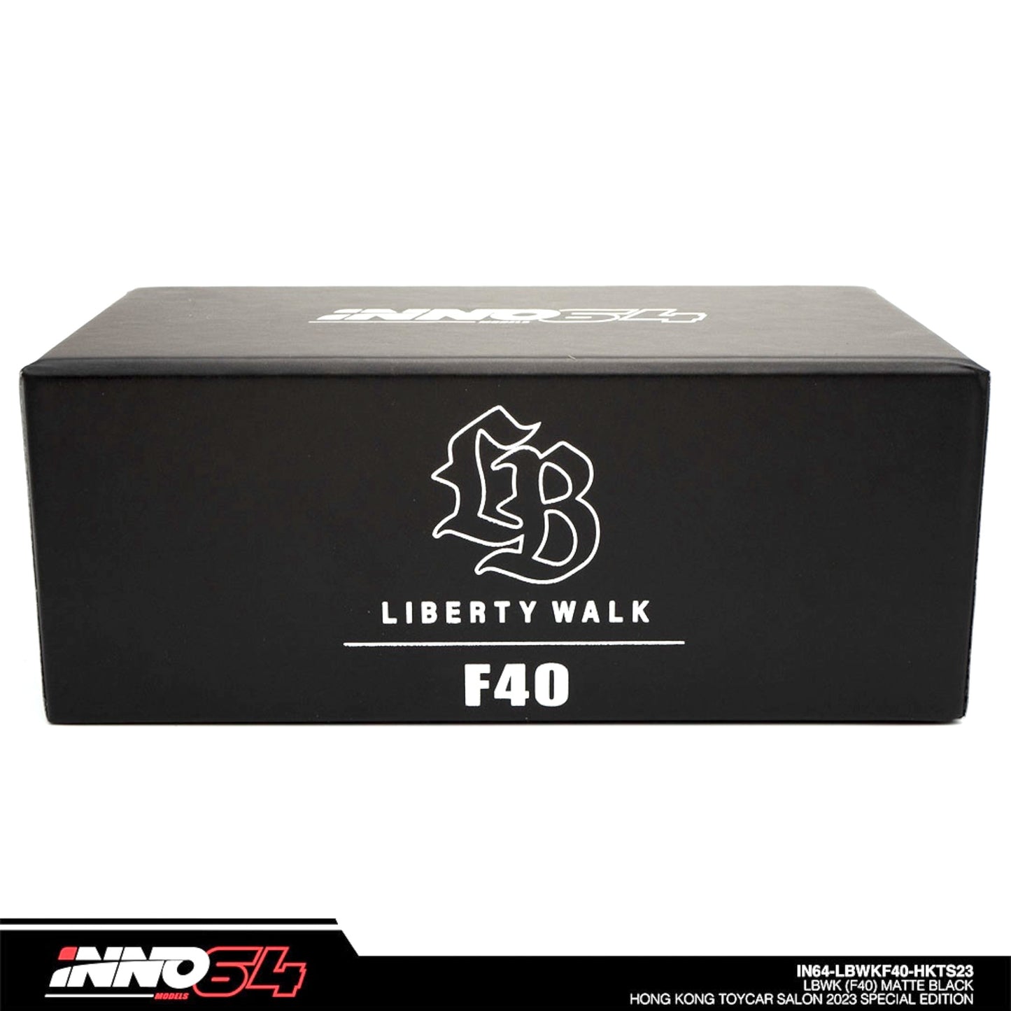 INNO64 - LBWK Ferrari F40, black/white - IN64-LBWKF40-HKTS23