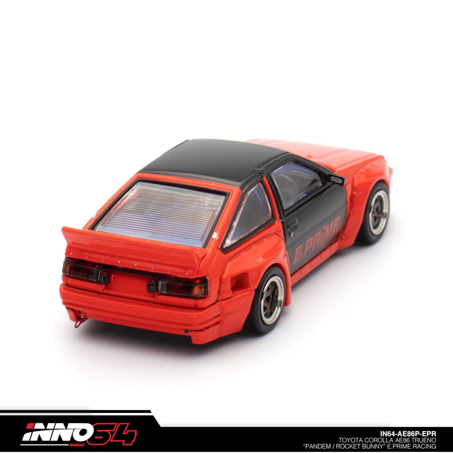 INNO64 - Toyota Corolla Trueno AE86 Pandem Rocket Bunny *, orange/black - 1:64 - IN64-AE86P-EPR