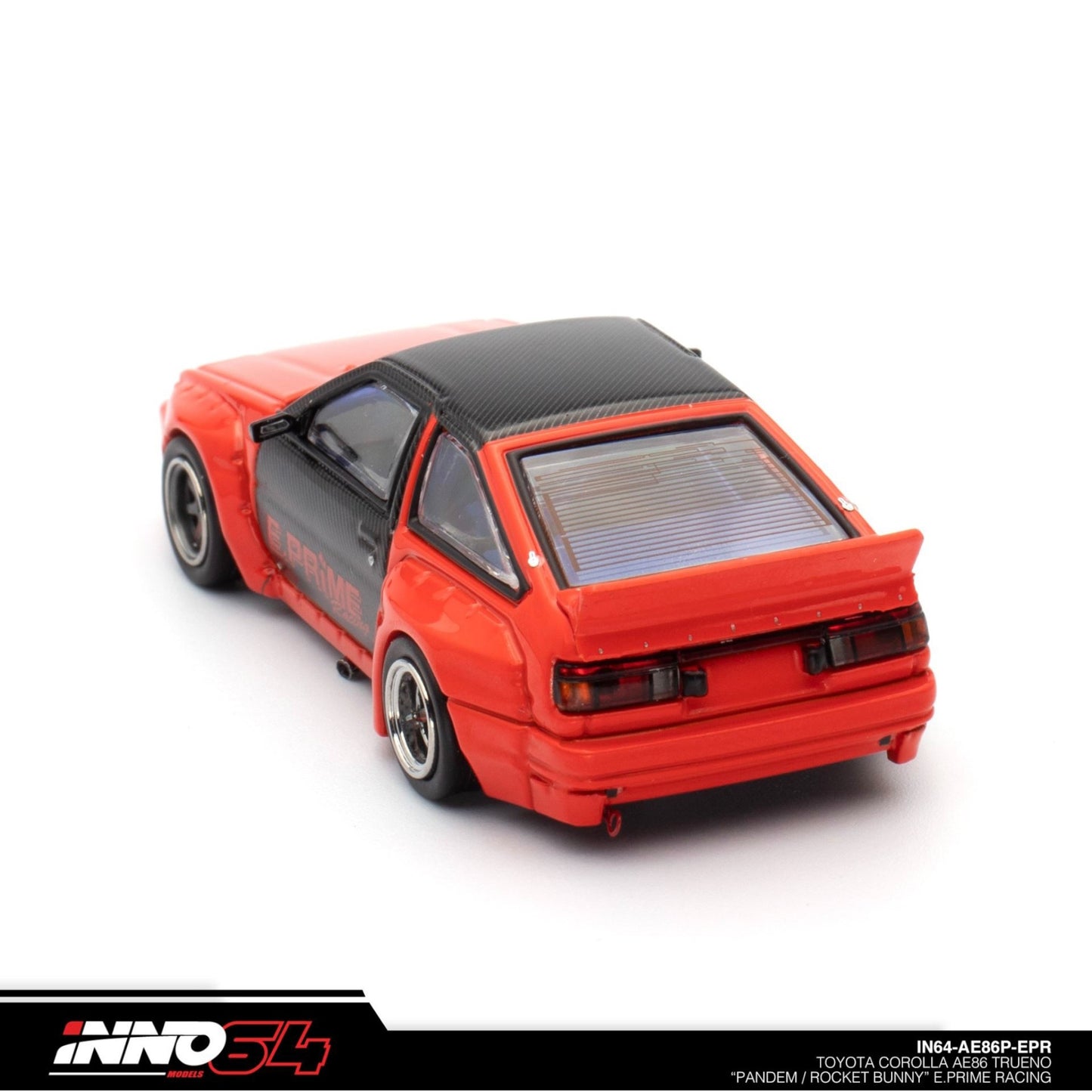 INNO64 - Toyota Corolla Trueno AE86 Pandem Rocket Bunny *, orange/black - 1:64 - IN64-AE86P-EPR
