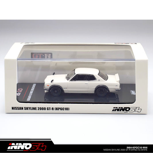 INNO64 - Nissan Skyline 2000 GT-R (KPGC10), white - 1:64 - IN64-KPGC10-WHI