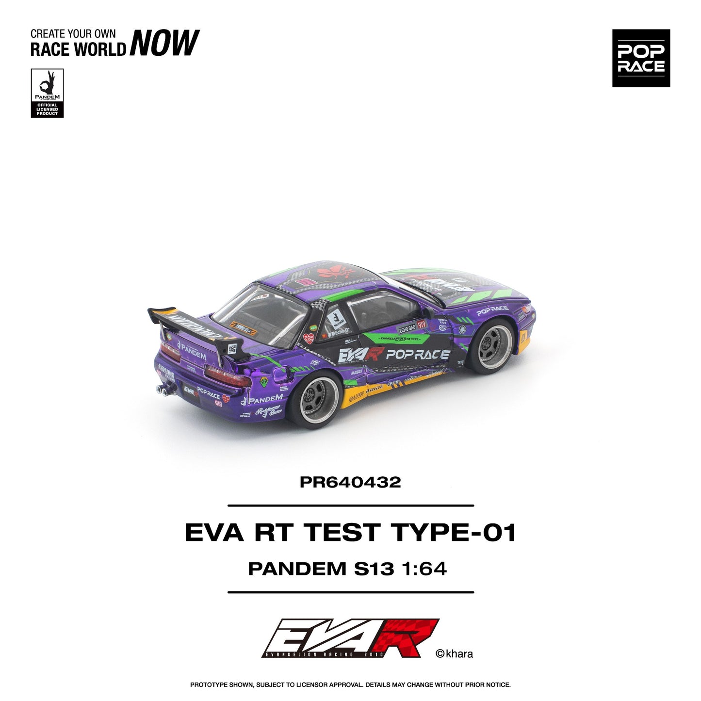Pop Race - Pre-Order - Pandem S13 Eva RT Test Type-01 - PR640432