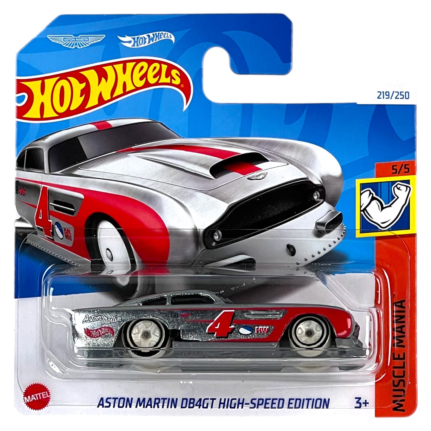 Hot Wheels 2024 - Aston Martin DB4GT High-Speed Edition - Muscle Mania 5/5 - HRY86 - 219/250