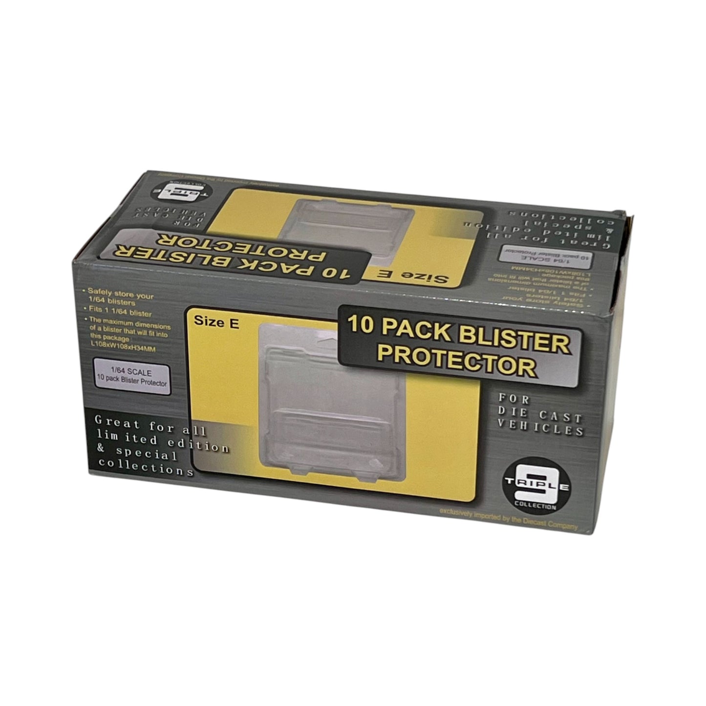 Triple9 Protector Case für Hot Wheels Short Card / Mainline Modelle - 10 Stk.