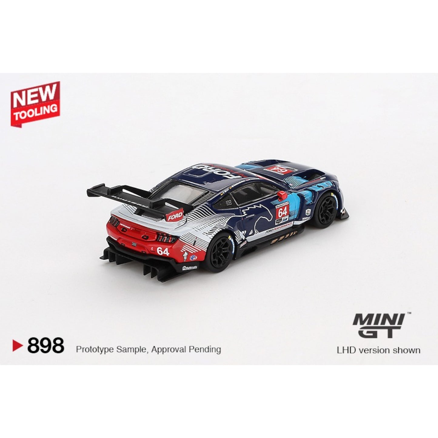 Mini GT - Ford Mustang GT3 #64 Ford Multimatic Motorsports 2024 IMSA Daytona 24 Hrs - MGT00898 (LHD)