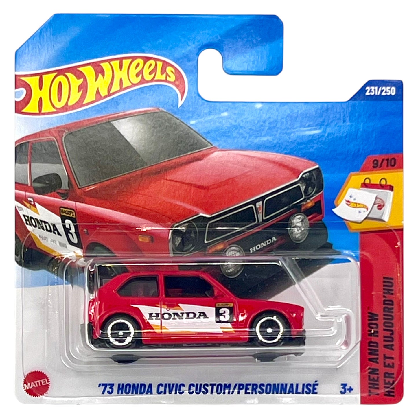 Hot Wheels 2025 - ´73 Honda Civic Custom - Then and Now 9/10 - JBB42