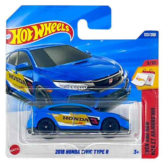 Hot Wheels 2025 - 2018 Honda Civic Type R - Then and Now 3/10 - JBB77 - 123/250