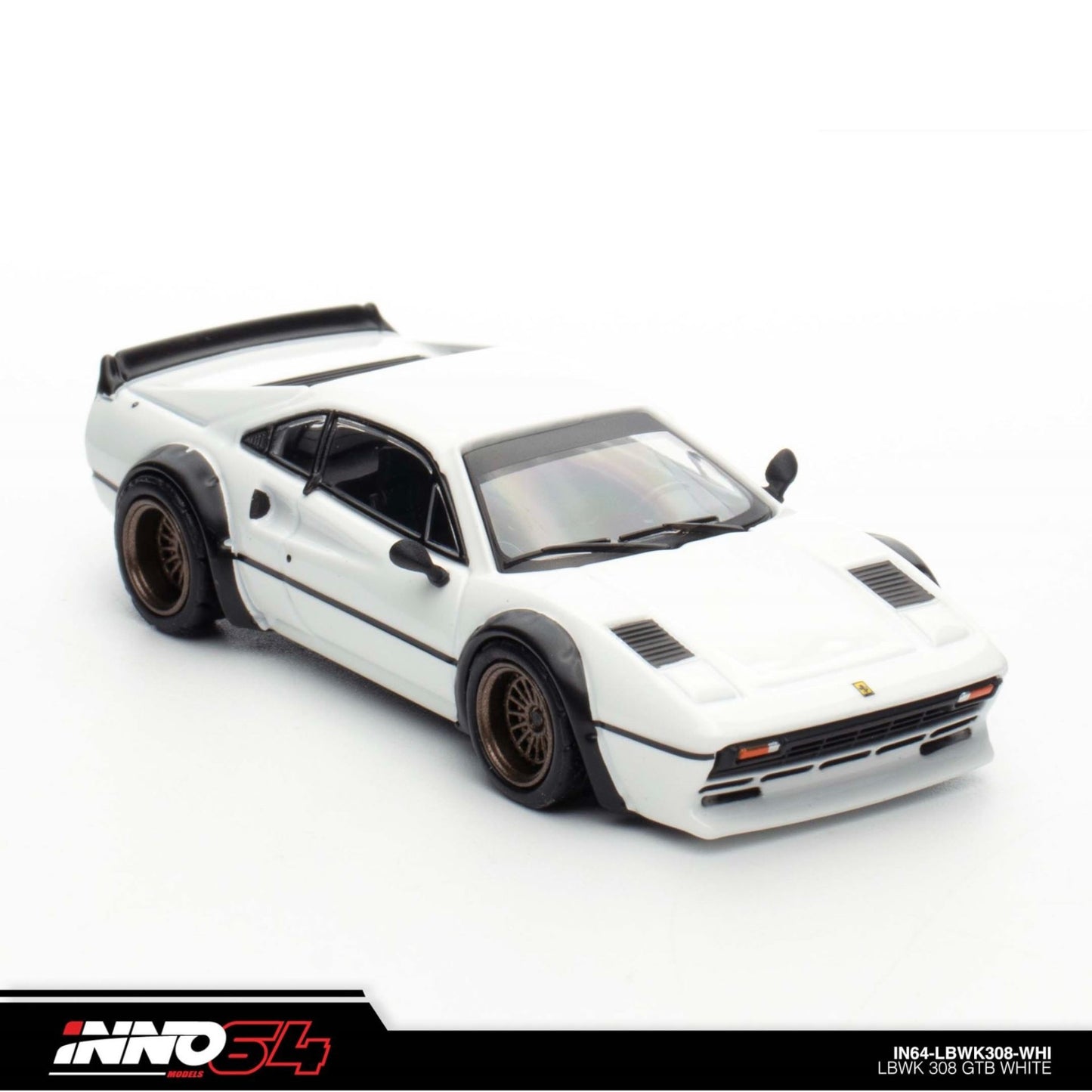 INNO64 - LBWK Ferrari 308 GTB White - IN64-LBWK308-WHI - 1:64