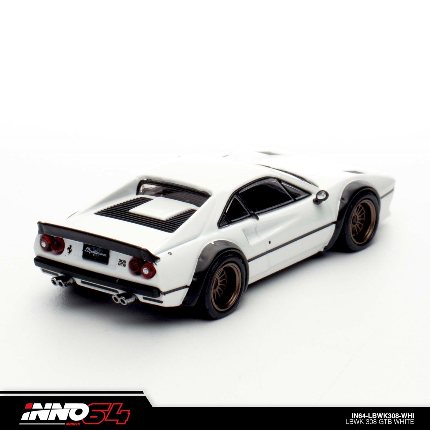 INNO64 - LBWK Ferrari 308 GTB White - IN64-LBWK308-WHI - 1:64