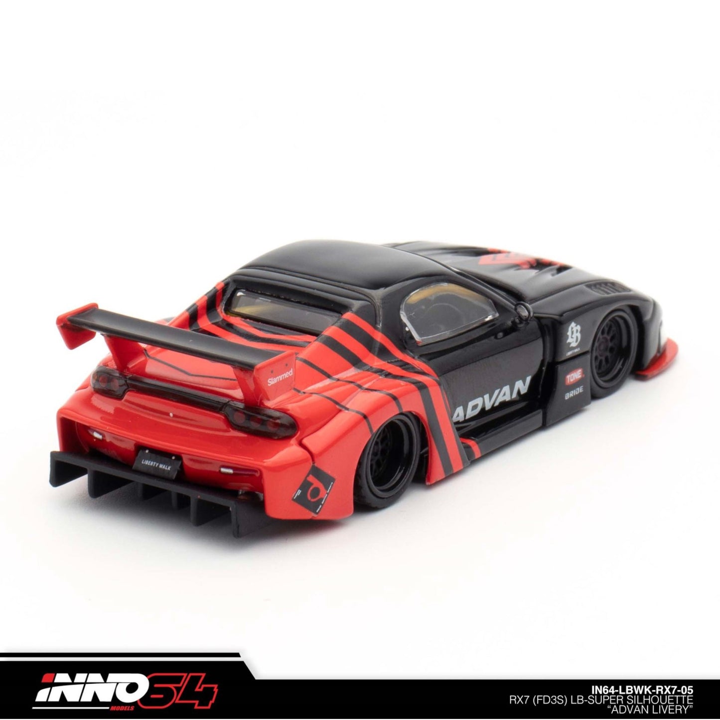 INNO64 - LBWK RX7 (FD3S) LB-SUPER SILHOUETTE "ADVAN LIVERY" - IN64-LBWK-RX7-05