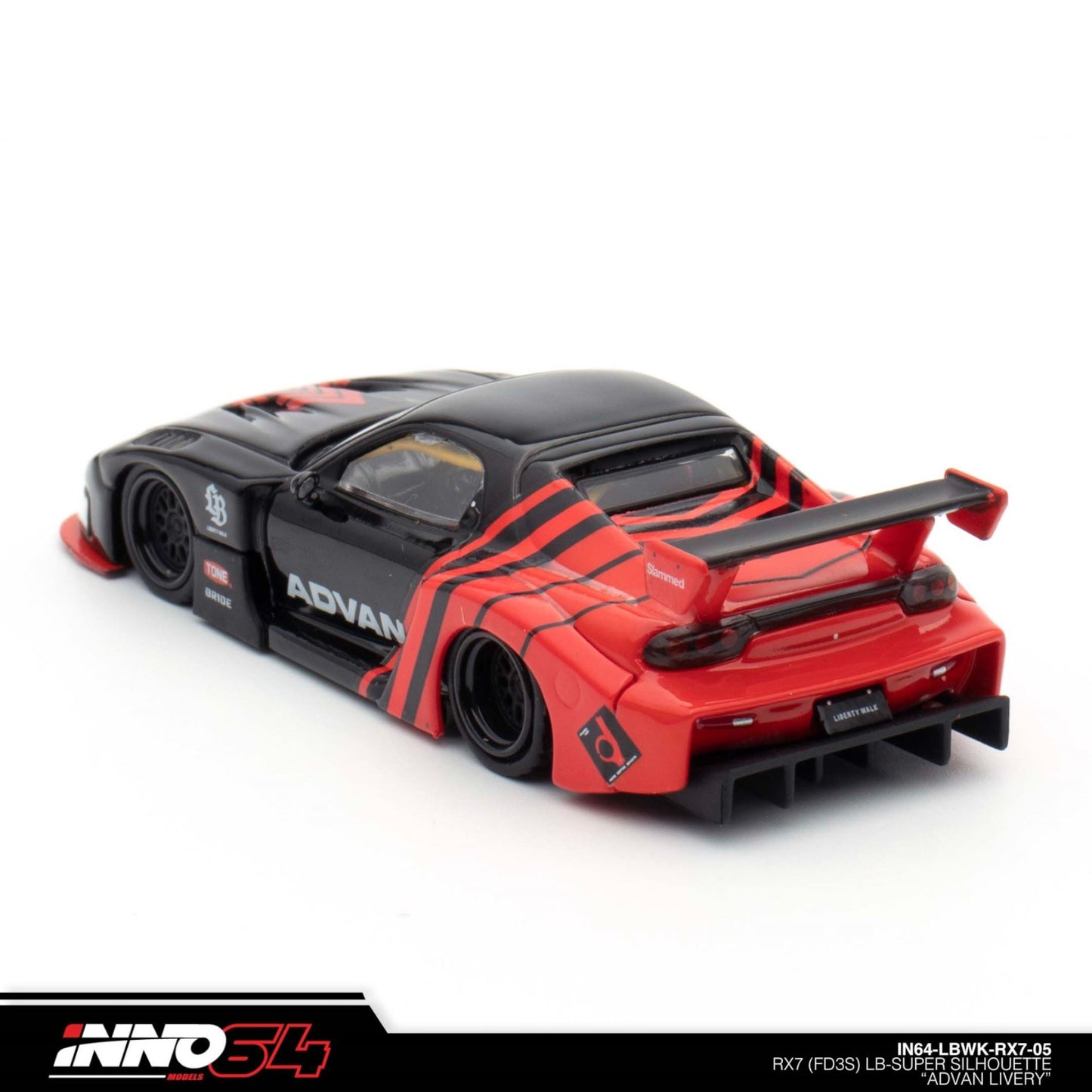 INNO64 - LBWK RX7 (FD3S) LB-SUPER SILHOUETTE "ADVAN LIVERY" - IN64-LBWK-RX7-05