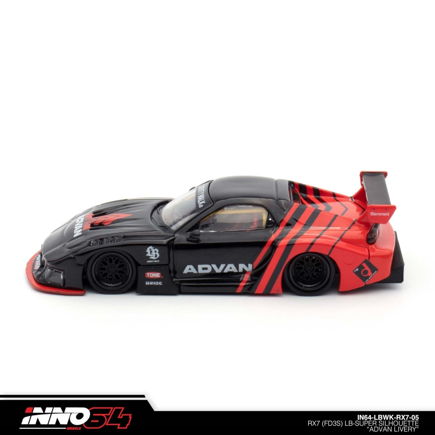 INNO64 - LBWK RX7 (FD3S) LB-SUPER SILHOUETTE "ADVAN LIVERY" - IN64-LBWK-RX7-05