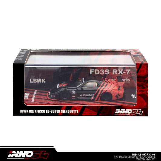 INNO64 - LBWK RX7 (FD3S) LB-SUPER SILHOUETTE "ADVAN LIVERY" - IN64-LBWK-RX7-05
