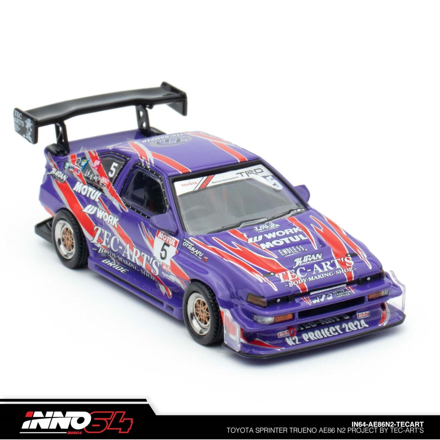 INNO64 - Toyota Sprinter Trueno AE86 N2 Project by Tec-Art`s - IN64-AE86N2-TECART