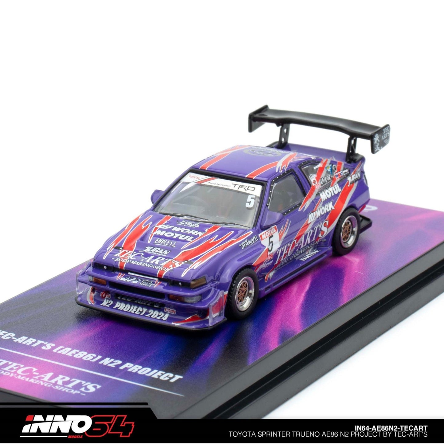 INNO64 - Toyota Sprinter Trueno AE86 N2 Project by Tec-Art`s - IN64-AE86N2-TECART