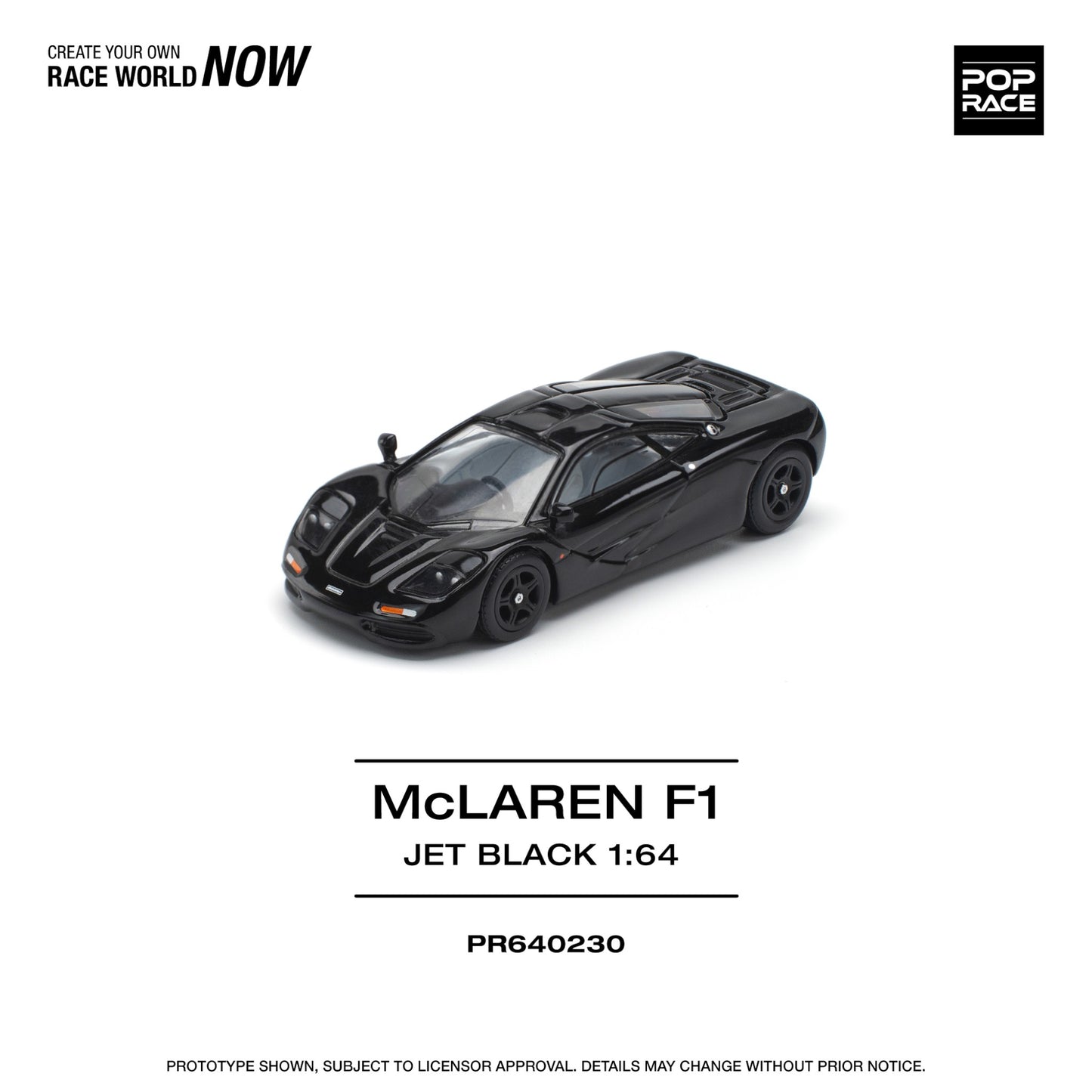 Pop Race - Pre-Order - McLaren F1, jet black - PR640230