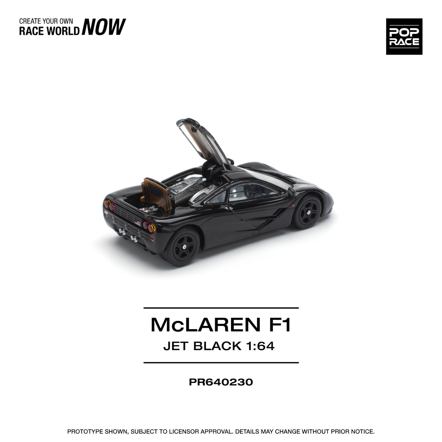Pop Race - Pre-Order - McLaren F1, jet black - PR640230