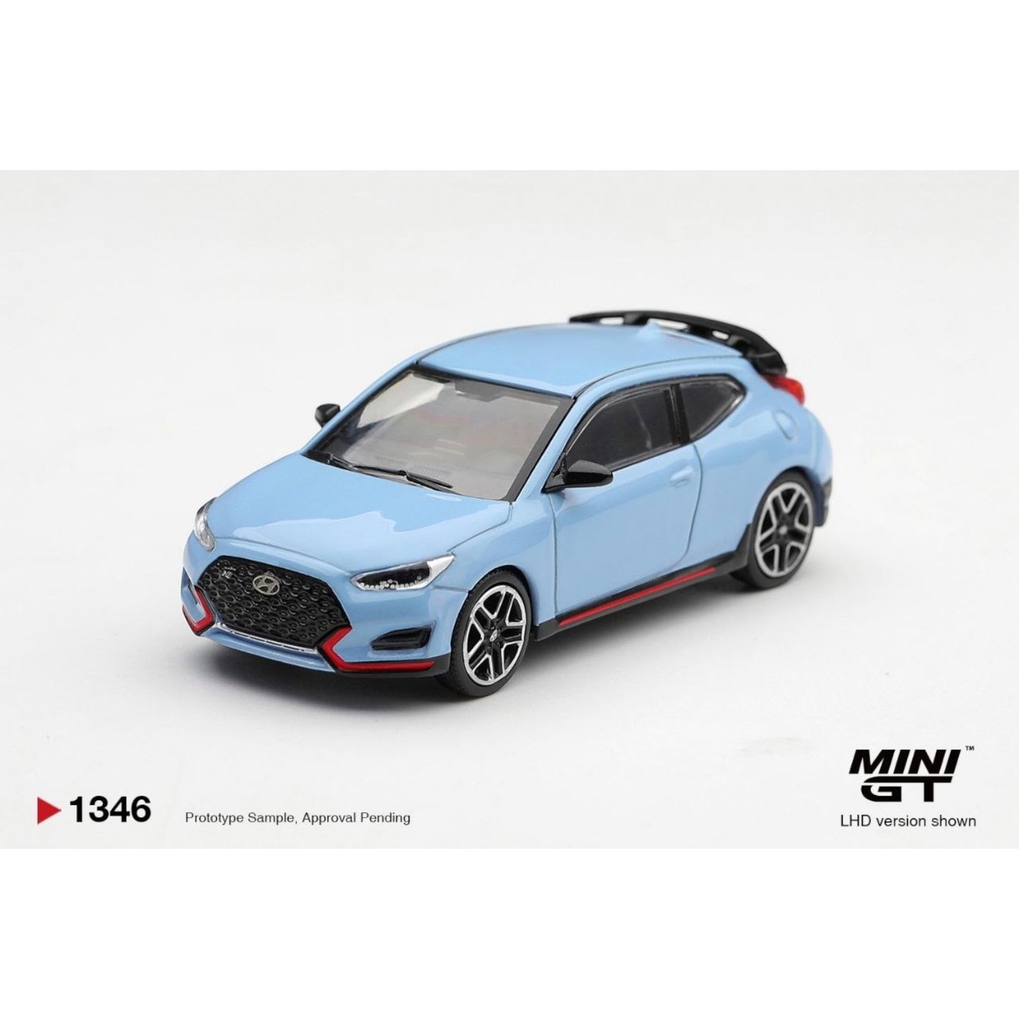Mini GT - Pre-Order - Hyundai Veloster N Performance Blue - MGT01346 (LHD)