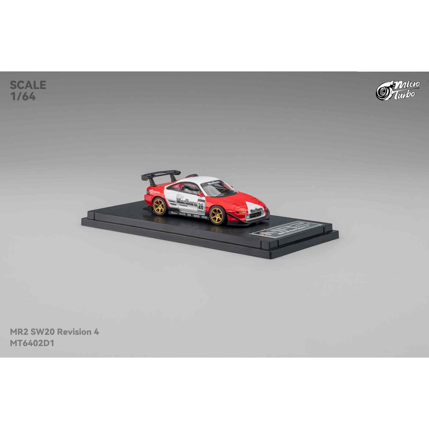 MicroTurbo - Pre-Order - Toyota MR2 SW20, Marlboro Livery - MT6402D1