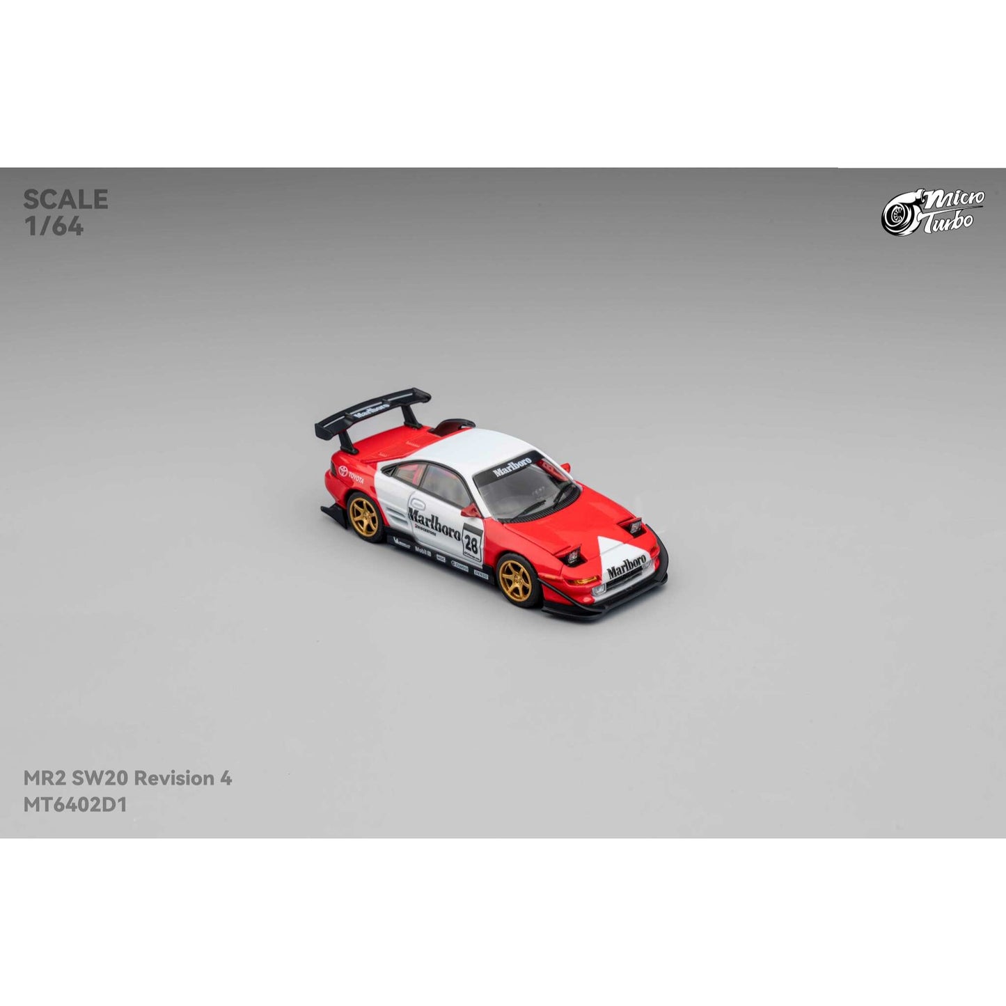 MicroTurbo - Pre-Order - Toyota MR2 SW20, Marlboro Livery - MT6402D1