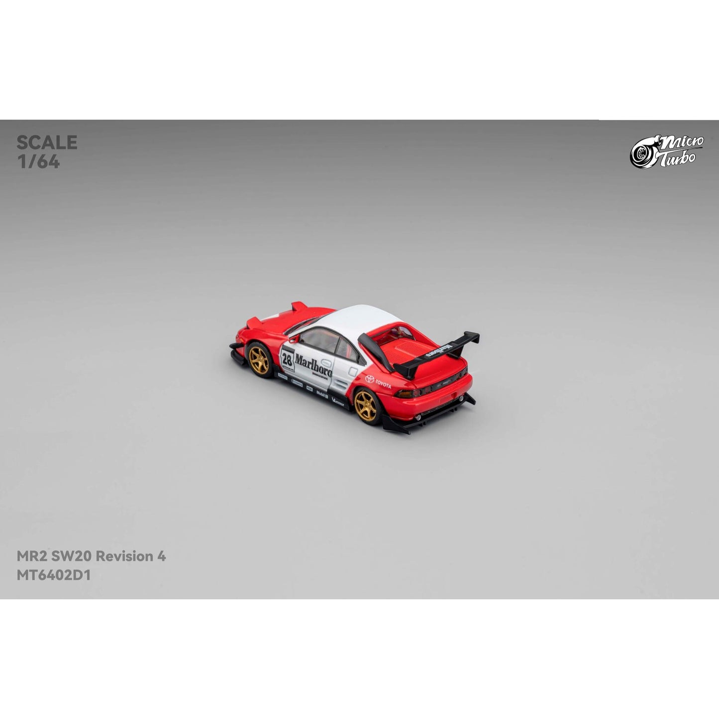 MicroTurbo - Pre-Order - Toyota MR2 SW20, Marlboro Livery - MT6402D1