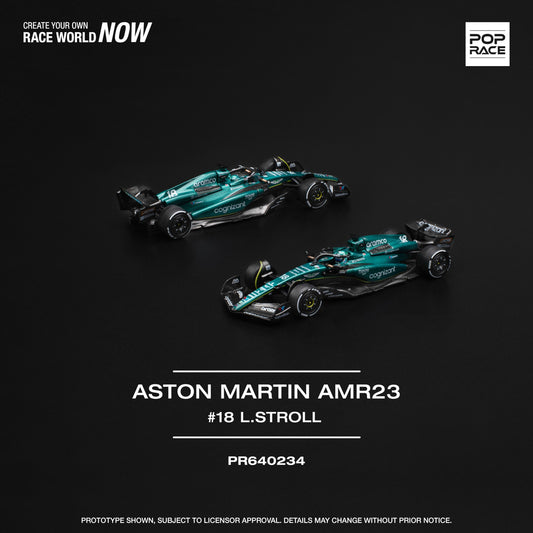 Pop Race - Pre-Order - Aston Martin AMR23 #18 Lance Stroll, green/black - PR640234
