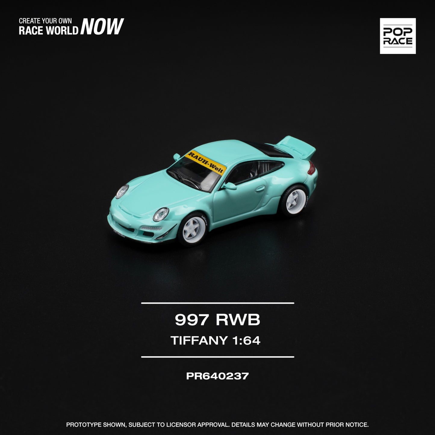 Pop Race - Pre-Order - RWB 997, Tiffany blue - PR640237