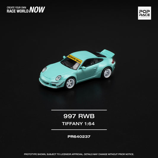 Pop Race - Pre-Order - RWB 997, Tiffany blue - PR640237