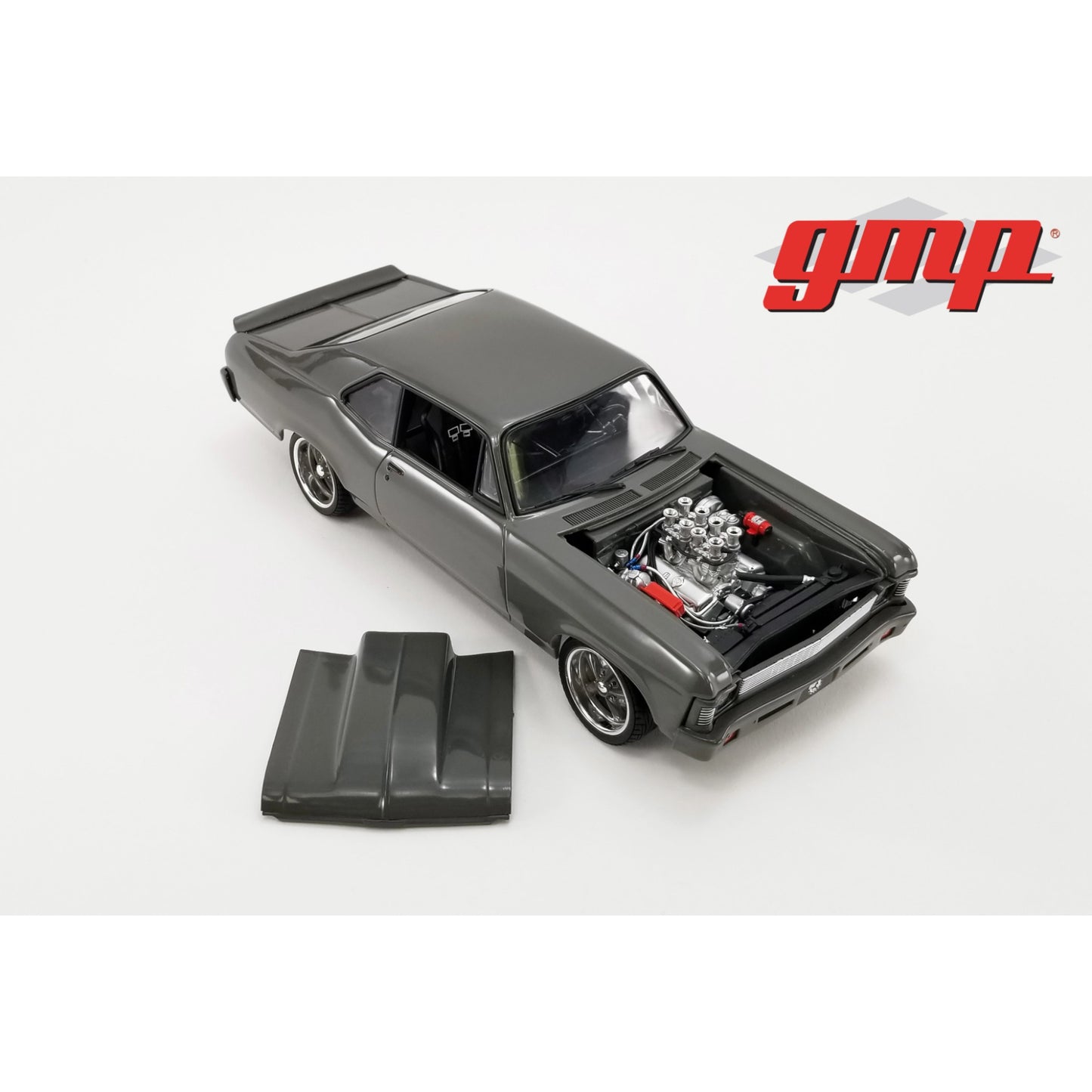 GMP - 1970 Chevrolet Nova Street Fighter Destroyer, grau - 1:18 - 18957 - OVP