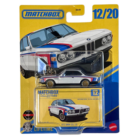 Matchbox 2025 - Collectors - 1973 BMW CSL 3.0, white/blue/red - JJW08