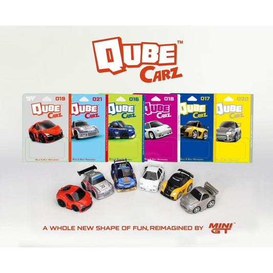 Mini GT - Pre-Order - QubeCarz Kollektion 04 - 016-021 - 6x Modelle - QZ-C004-SEA