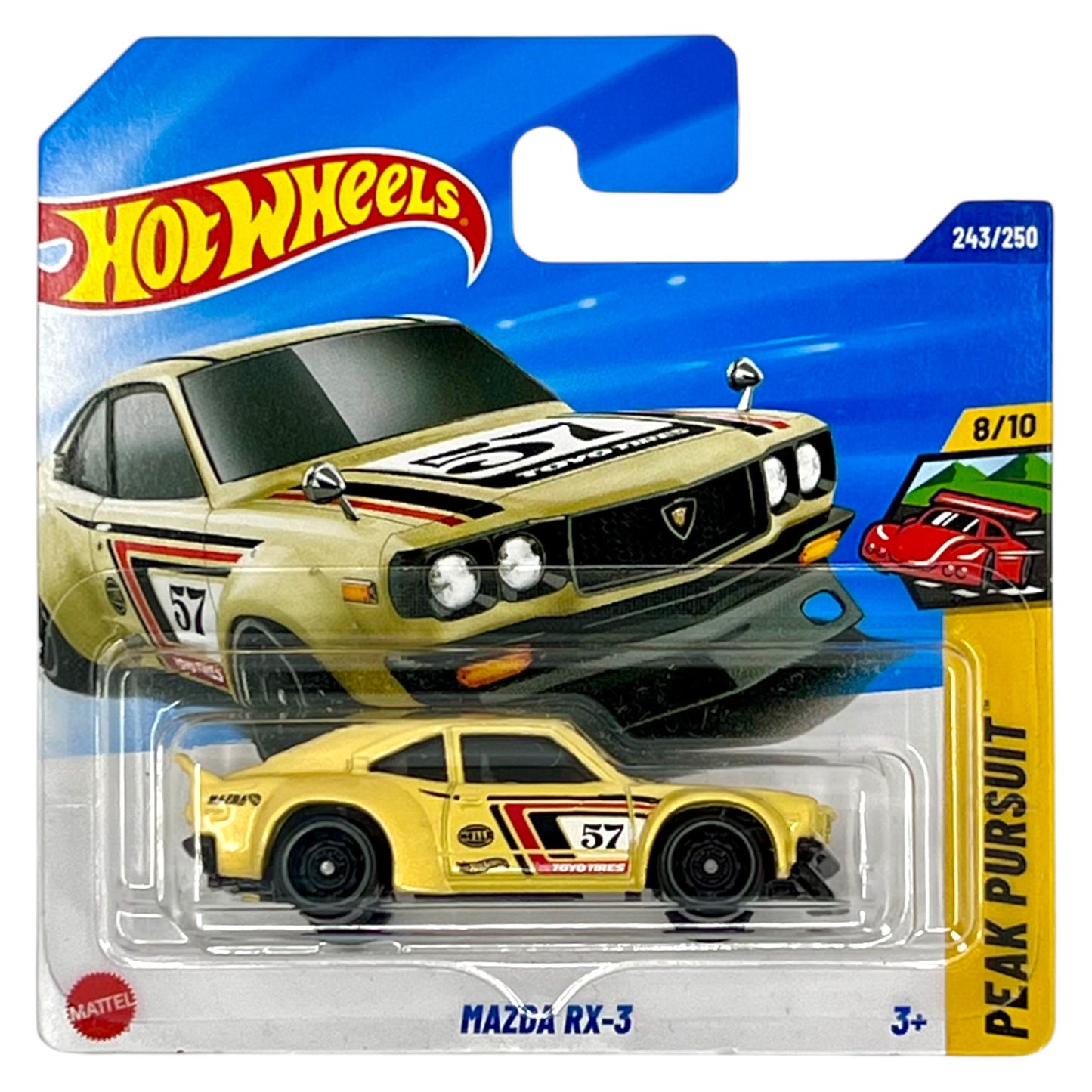 Hot Wheels 2025 - Mazda RX-3 - Peak Pursuit 8/10 - JBB47 - 243/250