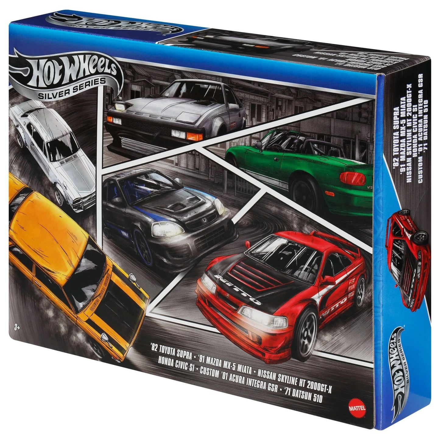 Hot Wheels 2025 - Streets of Japan 6 Car Multipack - 1:64 - JBY77