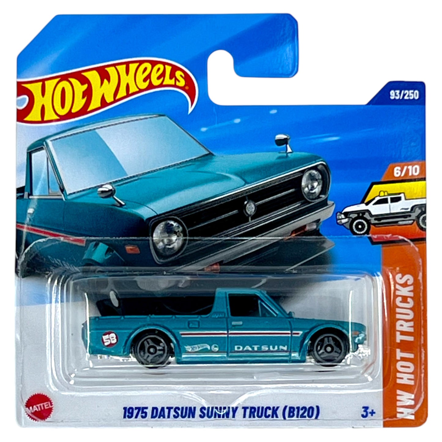 Hot Wheels 2025 - 1975 Datsun Sunny Truck (B120) - Hot Trucks 6/10 - HYX36