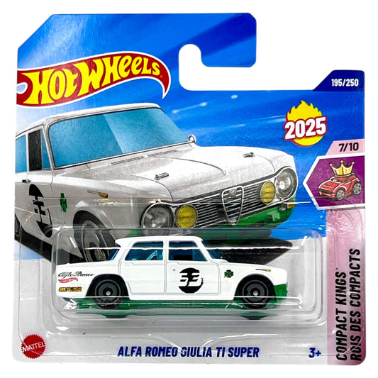 Hot Wheels 2025 - Alfa Romeo Giulia TI Super - Compact Kings 7/10 - JBB98 - 195/250