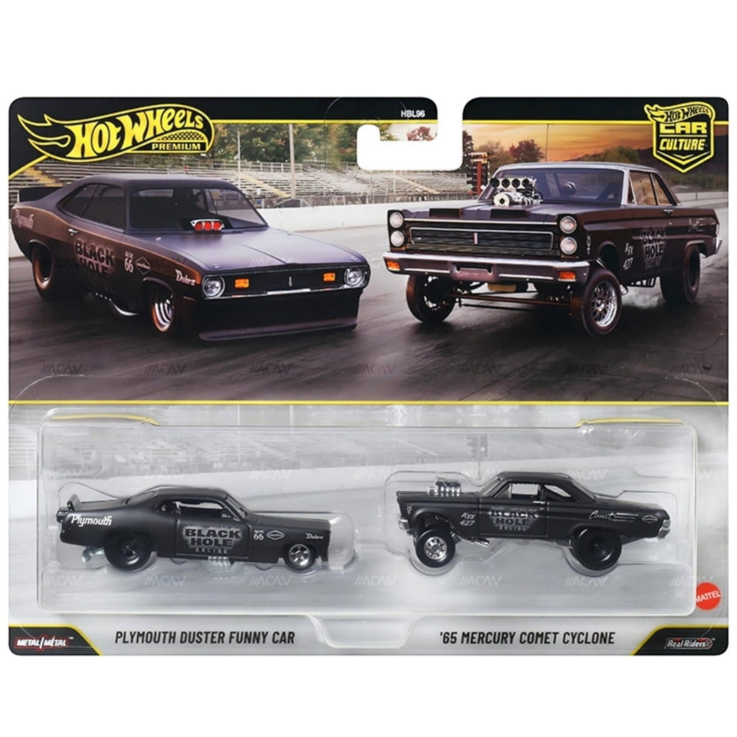 Hot Wheels 2026 - Pre-Order - 2-Pack - Plymouth Duster Funny Car & ´65 Mercury Comet Cyclone - JHW56