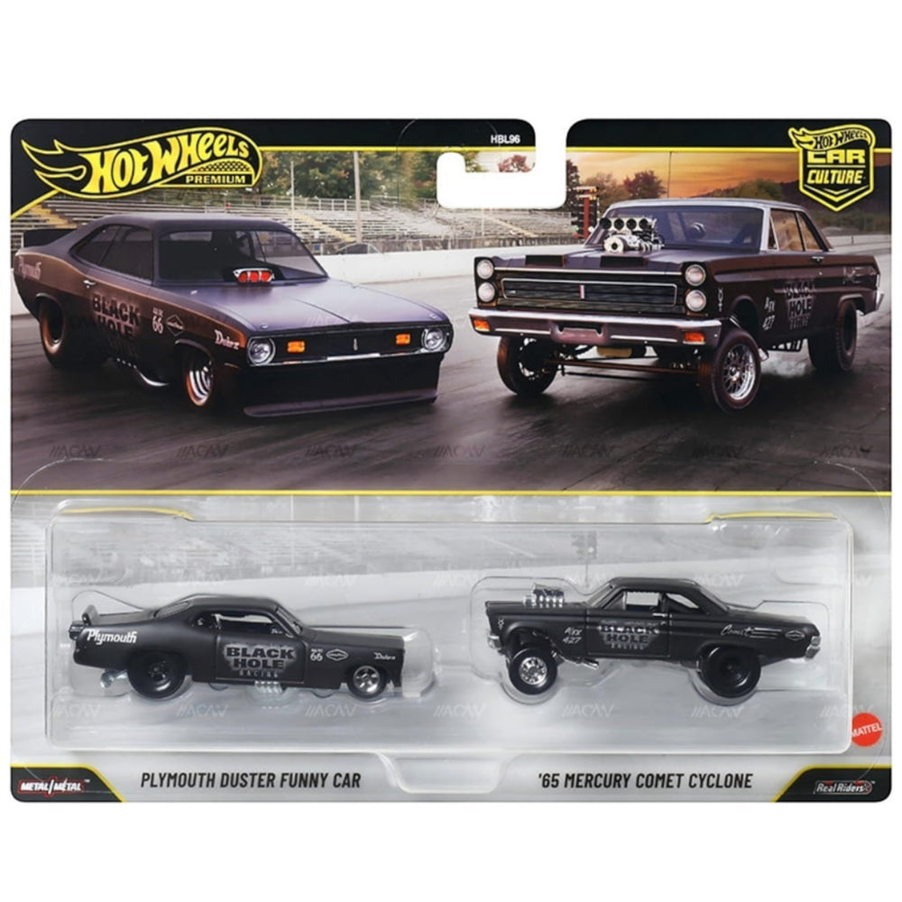 Hot Wheels 2026 - Pre-Order - 2-Pack - Plymouth Duster Funny Car & ´65 Mercury Comet Cyclone - JHW56