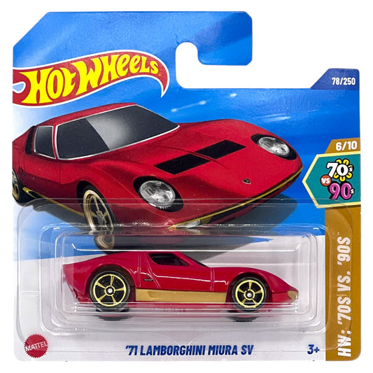 Hot Wheels 2025 - ´71 Lamboghini Miura SV - ´70 vs. ´90s 6/10 - HYX22 - 78/250