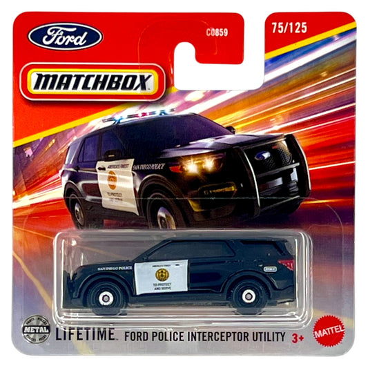Matchbox 2025 - Ford Police Interceptor Utility - JBT10 - 75/125 - 1:64