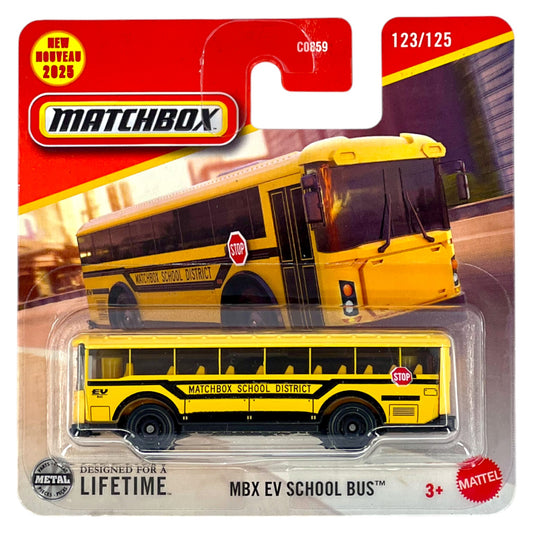 Matchbox 2025 - MBX EV Schhol Bus - JBR31 - 123/125 - 1:64