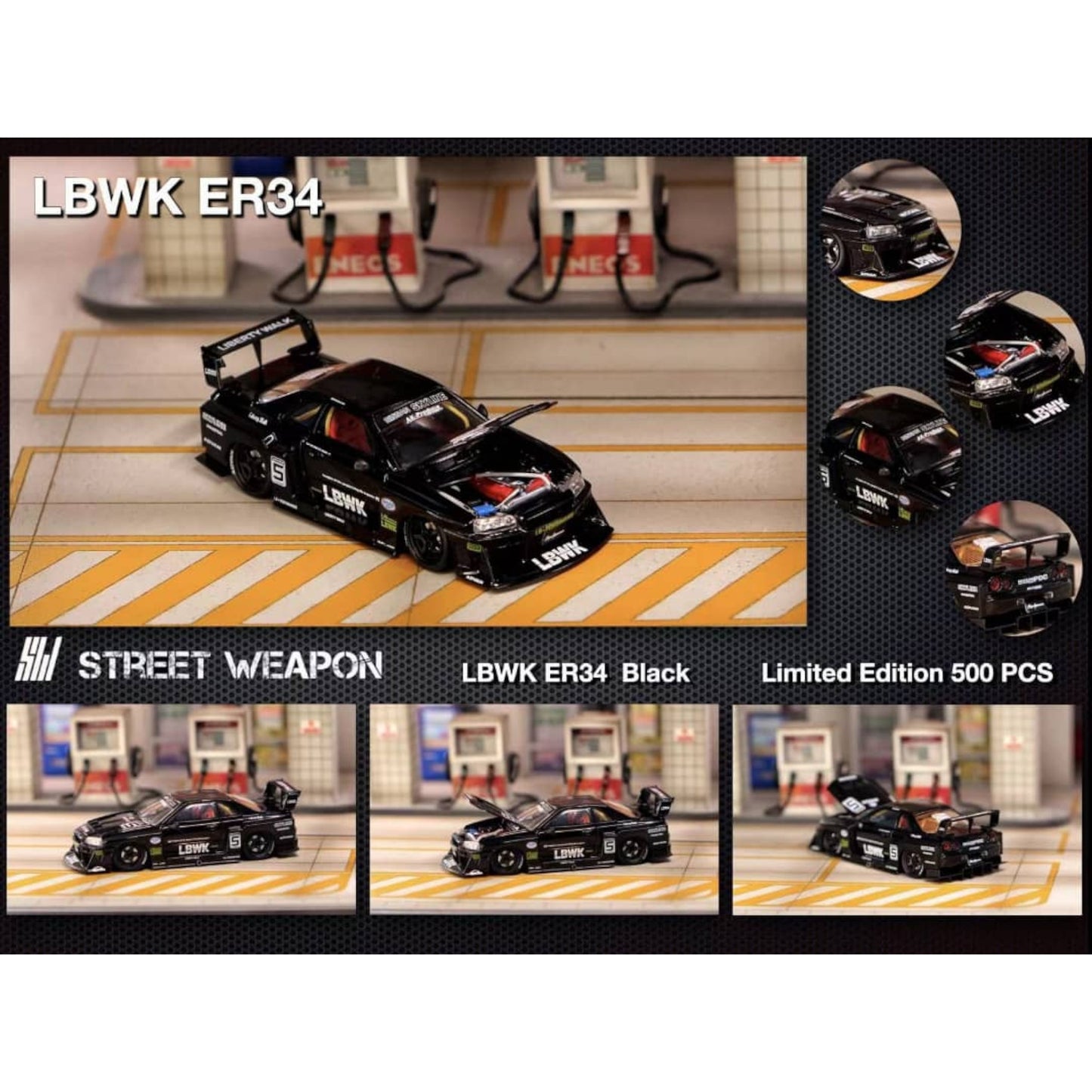 StreetWeapon - LBWK ER-34, black - SW64-ER34-BLK
