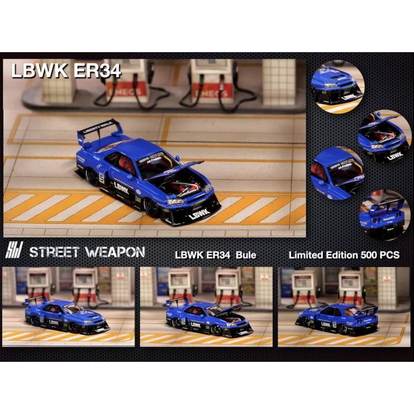 StreetWeapon - LBWK ER-34, blue - SW64-ER34-BLU