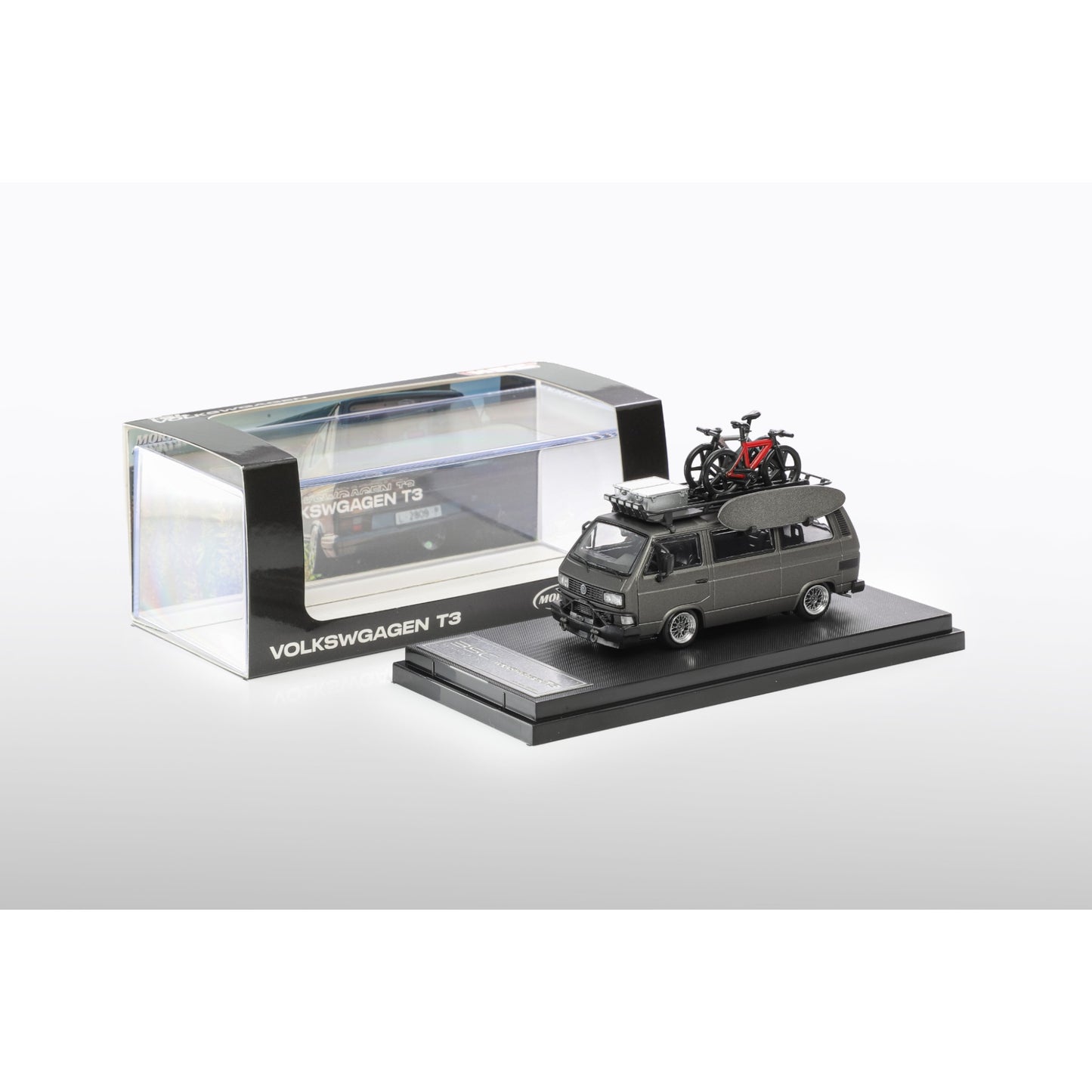 Mortal Diecast - Pre-Order - VW T3, matte grey - with Accessories - HEC2025 exclusive - MO64-HEC25-T3-MGRY