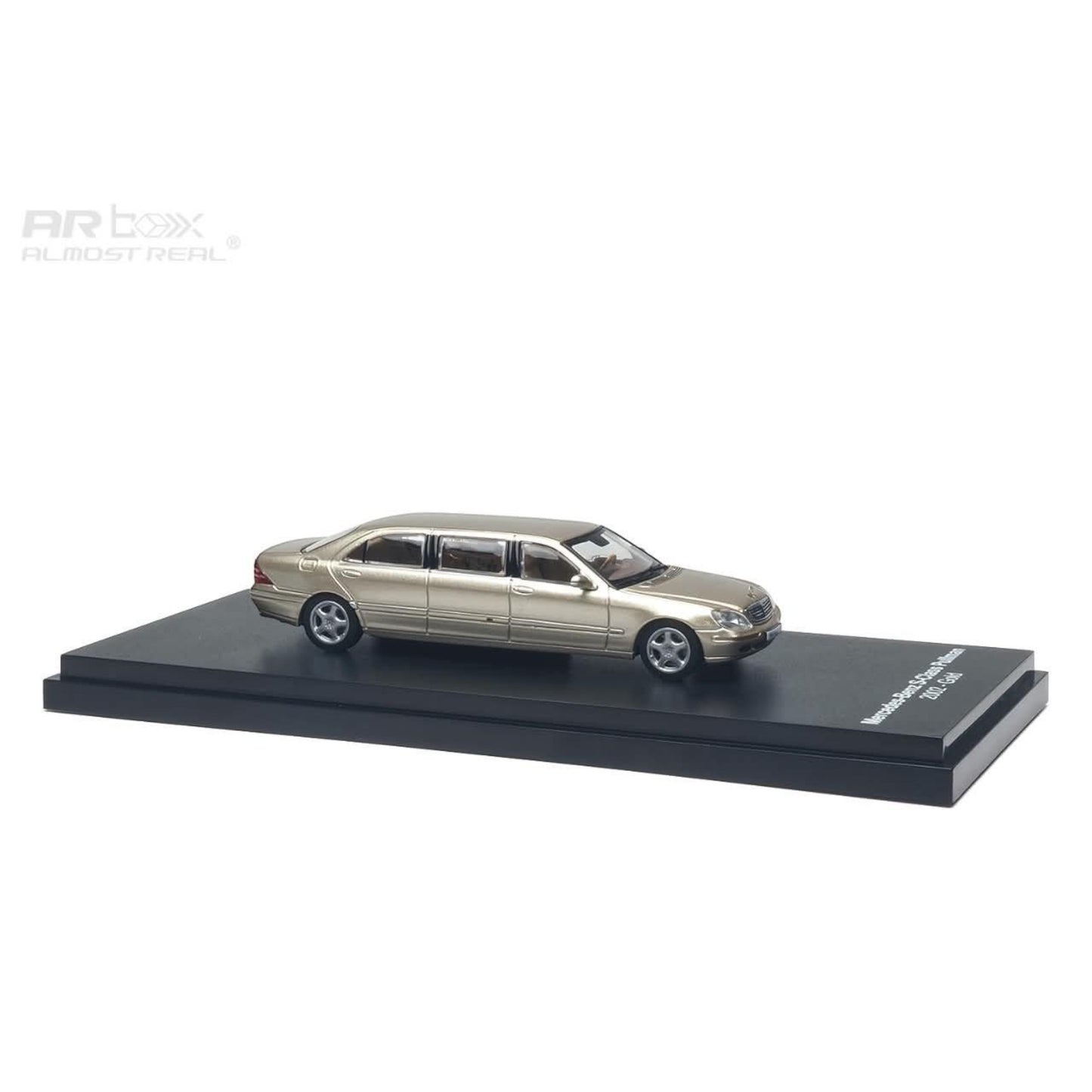 ARBox Almost Real - Pre-Order - 2002 Mercedes-Benz S-Class Pullman, gold - 620412001