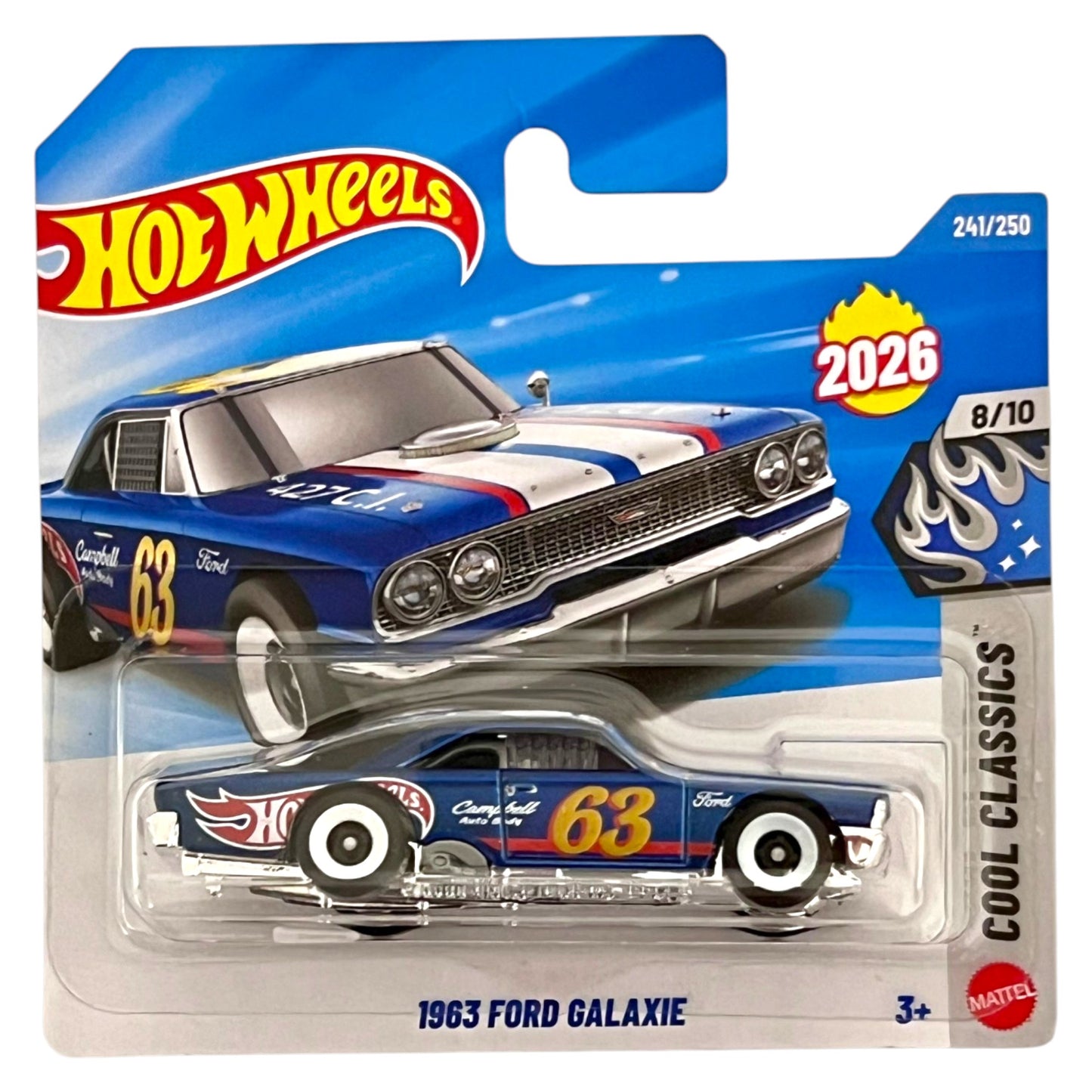 Hot Wheels 2026 - 1963 Ford Galaxie - Cool Classics 8/10 - JJH73 - 241/250