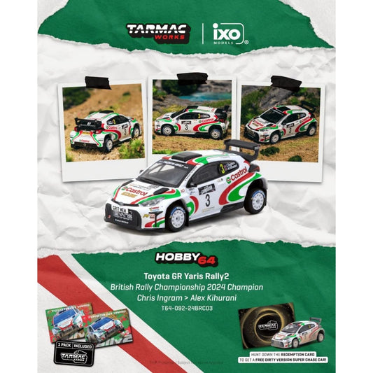 Tarmac Works - Pre-Order - TOYOTA YARIS GR RALLY1 HYBRID #3 - T64-092-24BRC03