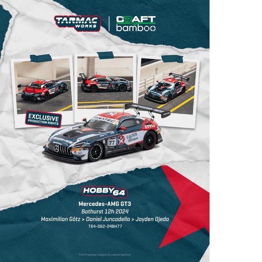 Tarmac Works - Pre-Order - MERCEDES-BENZ AMG GT GT3 #77 - T64-062-24BH77