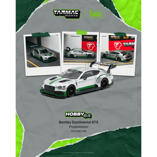 Tarmac Works - Pre-Order - BENTLEY CONTINANTAL GT3 PRESENTATION 2018 - T64-030-PRE