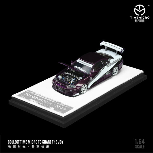 Time Micro - Nissan Skyline GT-R R34, purple - TM643430