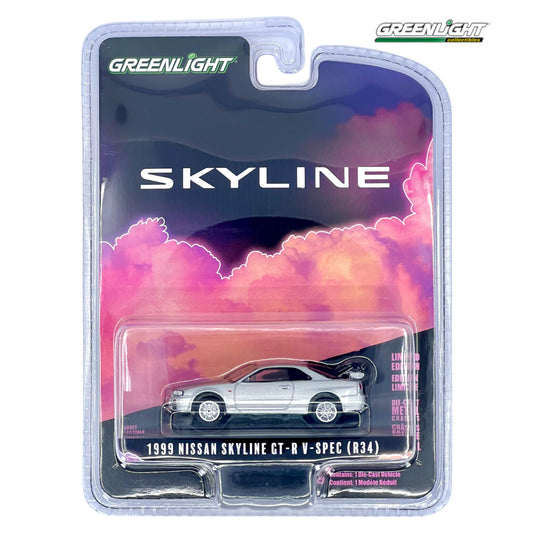 Greenlight - 1999 Nissan Skyline V-Spec (R34)- 25th Anniversary - 28160-E